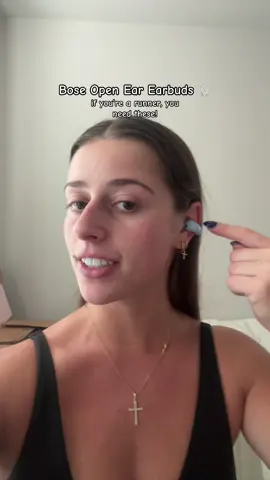 i’m SO happy with these and recommend these for anyone who runs outside with music and still want to hear what’s going on around you! @Bose #openearheadphones #boseearbuds #tiktokshopcybermonday #tiktokshopblackfriday 