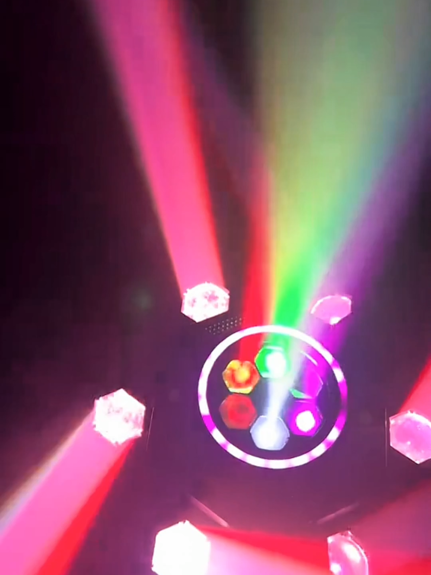 Đèn Moving Bản 2026, 6 Cánh #den #denvutruong #densankhau #xuhuongtiktok #dentrangtri 