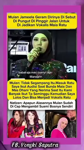 Mulan Jameela geram diri nya di pungut di pinggir jalan #masukberanda #viralvideo 