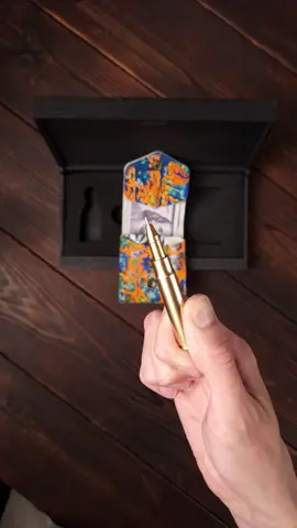 Colorful leather wallet coming to life — soft sounds, smooth cuts, pure ASMR vibes ✨🔪 #leatherasmr #handmadevibes #leathercraft #asmrsounds #walletmaking