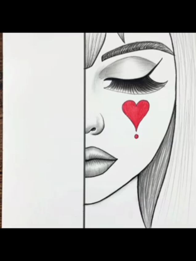 How to draw a girl step by step 💯  #skechdraw#artwithpenci✏️  #facedraw#kolayçizim  #foryoupage 