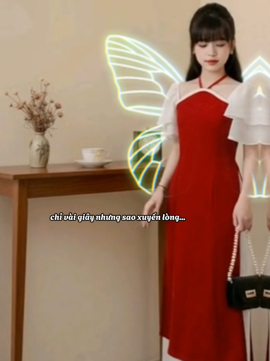 sét áo dài cổ yếm #macdepmoingay #outfitters #xuhuongthoitrang #TrendTet #setdotet 