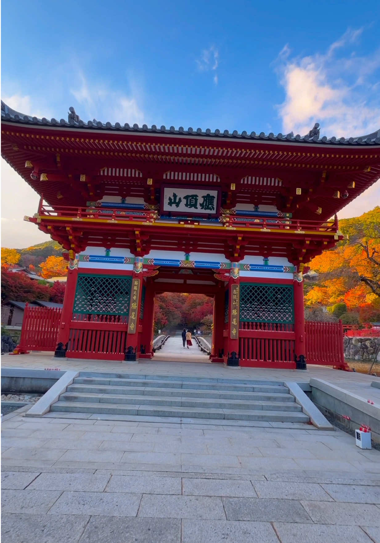 Katsuo-ji Temple  Katsuo-ji Temple is located in the mountains of Minoh, Osaka and is famous as the “Temple of Winning Luck.” People come here to pray for success in exams, business, sports, and personal goals. The temple is known for its thousands of Daruma dolls. You buy a Daruma, write your goal, paint one eye, and when your wish comes true, you come back to paint the other eye. Surrounded by beautiful nature—especially stunning in autumn—the temple has a peaceful but powerful atmosphere. It’s one of the best places in Osaka to set intentions and wish for victory in life. #fyp #foryou #katsuoji #japan #autumn 