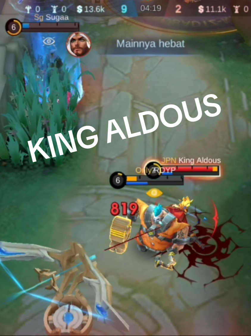 king aldous😱🤭😹  #mobilelegends #mlbb #mememlbb #rdyp #fyp 