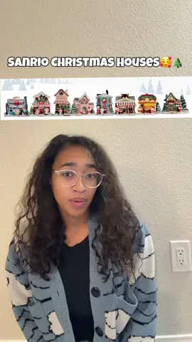 Is it time to get a Sanrio Christmas village?!? Possibly 👀✨🎄 #sanrio #hellokitty #christmasdecor #christmasvillage 