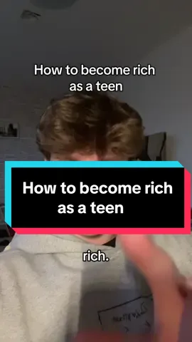 How to become rich as a teen . . . . #finance #rich #millionaire #money #financialliteracy  