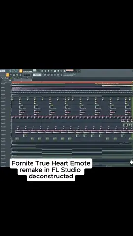 Fortnite True Heart Emote remake in FL Studio #fortnite  #foryoupagе #viral #fyp #flstudio 