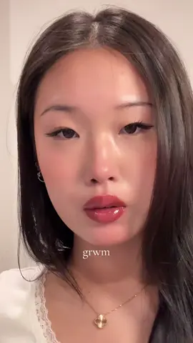 grwm  @thesaemcosmetics concealer pot  @House of Hur blush stick  @milkmakeup powder  @Haus Labs blush powder  @Entropy US dough blush  @Maybelline NY brow pencil  @wakemake_official eyeliner  @Makeup By Mario lipliner  @pradabeauty lipstick + perfume  @fwee highlighter + cola lip gloss  @TIRTIR Inc. setting spray 