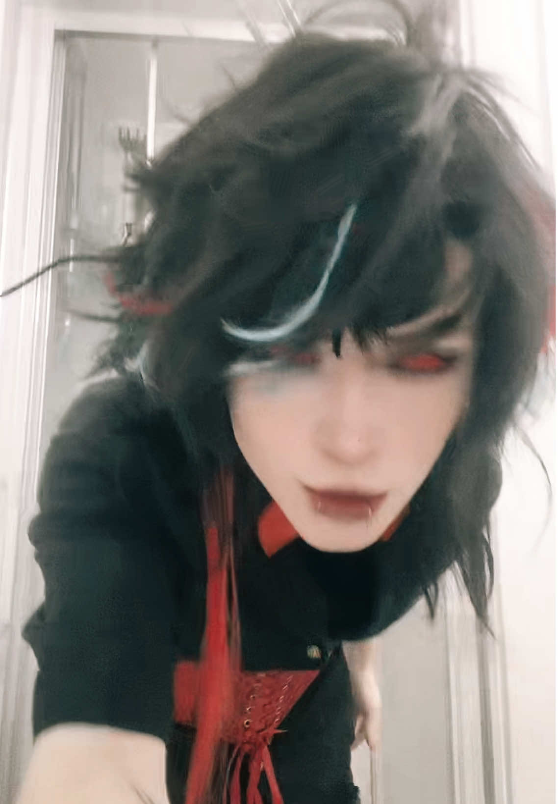 welcome to the beginning of my vox cosplay #vox #hazbinhotel #voxhazbinhotel #hazbinhotelvox #voxcosplay 