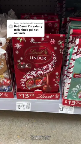 Replying to @starbound we got milk too 😉 #cuzbabynaw #milk #walmartfinds #chocolate #lindor 