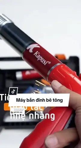 Trả lời @user97023696489  bác ấn vào giỏ hàng góc trái chỗ chữ MUA Ở ĐÂY để đặt hàng máy bắn đinh hạt nổ Kapusi nhé #maybandinh #maybandinhbetong #maybandinhhatno #maybandinhbetongchinhhang #maybandinhcamtay 