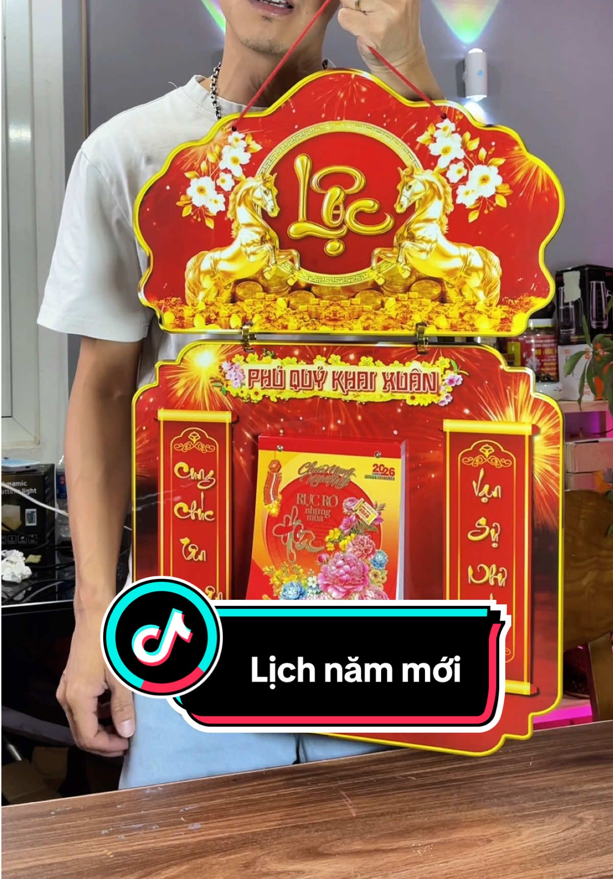 Lịch treo tường tráng gương. Lịch treo tường 2026. #thuongthattha #lichtreotuong #lichtreotuong2026 #lichtreotuongtrangguong #lich2026 