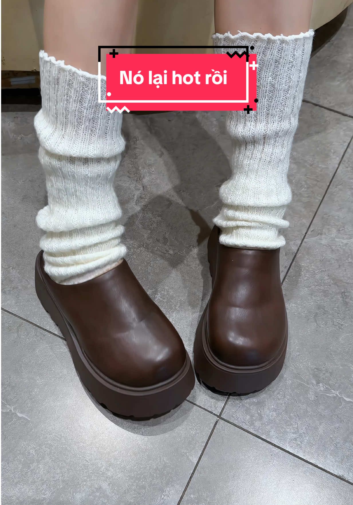 Sục da đế cao lót lông ấm áp #sucnu #suclotlong #depsucnu #depda #xuhuong 