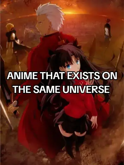 Fire Force acts as a prequel to Soul Eater. At the end of Fire Force, the world is reshaped by Shinra’s actions, transforming the destroyed, flame-ruled world into the more stylized, quirky universe we see in Soul Eater. Several visual and lore elements connect the two, including the creation of the moon’s iconic grin, the emergence of witches, and the foundation of Death’s society. This reveals that Soul Eater was born from the world Shinra rebuilt—linking both series into one shared universe. . . . . Burn the Witch takes place in the same universe as Bleach. It is set in Reverse London, a western branch of the Soul Society. While Bleach focuses on Japan’s side of the spirit world, Burn the Witch shows how the Soul Society operates in the West. Terms like Hollows, Reishi, and even certain organizations overlap, confirming both series share the same world—just different regions and perspectives. . . . . . Oshi no Ko and Love is War are connected read chapter 90.1 in Oshi No Ko and they are connected through their creator, Aka Akasaka. Akasaka includes fun easter eggs, cameos, and references between the two series—like character parallels and visual nods—showing his signature style. While the stories don’t officially share a world, they’re linked through the author’s storytelling, themes, and clever cross-references. . . . . . Magia Record takes place in an alternate timeline of the Madoka Magica universe. It follows a different group of magical girls in Kamihama City, where the rules of magic behave differently. While the story is separate, characters from the original series—like Madoka and Homura—appear due to timeline distortions. This makes Magia Record a parallel-world spinoff that expands the lore without changing the main series’ canon. . . . . . Durara!! and Baccano! are connected in several ways: Author: Both works were written by Ryohgo Narita. 125 Shared universe: The two series exist in the same universe, although in different eras. Baccano! takes place in 1930s America, while Durarara!! is set in present-day Ikebukuro, Tokyo. 23 Crossover characters: There are references to characters from Baccano! in Durarara!!, such as the immortal Szilard Quates. The two anime also mention the same secret societies, suggesting that the events of Baccano! have repercussions in the world years later. 2 Visual references: In the Durarara!! anime, there are promotional materials for an upcoming film based on Baccano!, and posters featuring Baccano! characters can be seen throughout the anime. 4 . . . . . Fate, Garden of Sinners, and Tsukihime are connected through the Nasuverse, a multiverse created by the Type-Moon company. 125 Here are some connections between the works: Characters. Aozaki Touko from Kara no Kyoukai is the sister of Aozaki Aoko from Tsukihime. Ciel from Tsukihime and Kotomine Kirei from Fate are part of the same organization. Concepts. In Fate, the Holy Grail War was designed to reach the origin/root, which is the main pursuit of all magi. In Kara no Kyoukai, there is a magus trying to reach the origin by using a spiral. Worlds. Garden of Sinners is the foundation of both the Fate and Tsukihime worlds, as people and organizations exist in both multiverses. #anime #animerecommendations #bleach #fireforce #fyp 