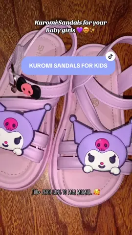 Fashion Sandals New kuromi and Melody design sandal for your baby girls 😍 #kuromiandmymelody #sandalsforkids #tiktokviral #tiktokshop #fyp 