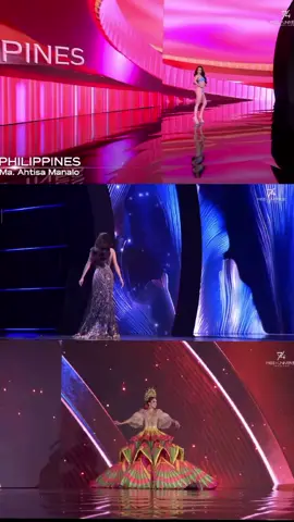 NatCos -Swimsuit -Gown of Ahtisa Manalo 🇵🇭👑 #fyp #ahtisamanalo #1mviews #missuniverse #missuniverse2025 