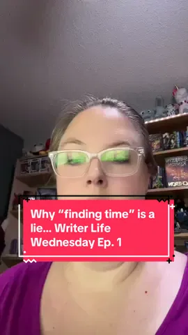 Stop trying to find time to write. It’s not lost. You’re avoiding. 😘  #authortok #writertok #writingtips #amwriting #adhdwriter 