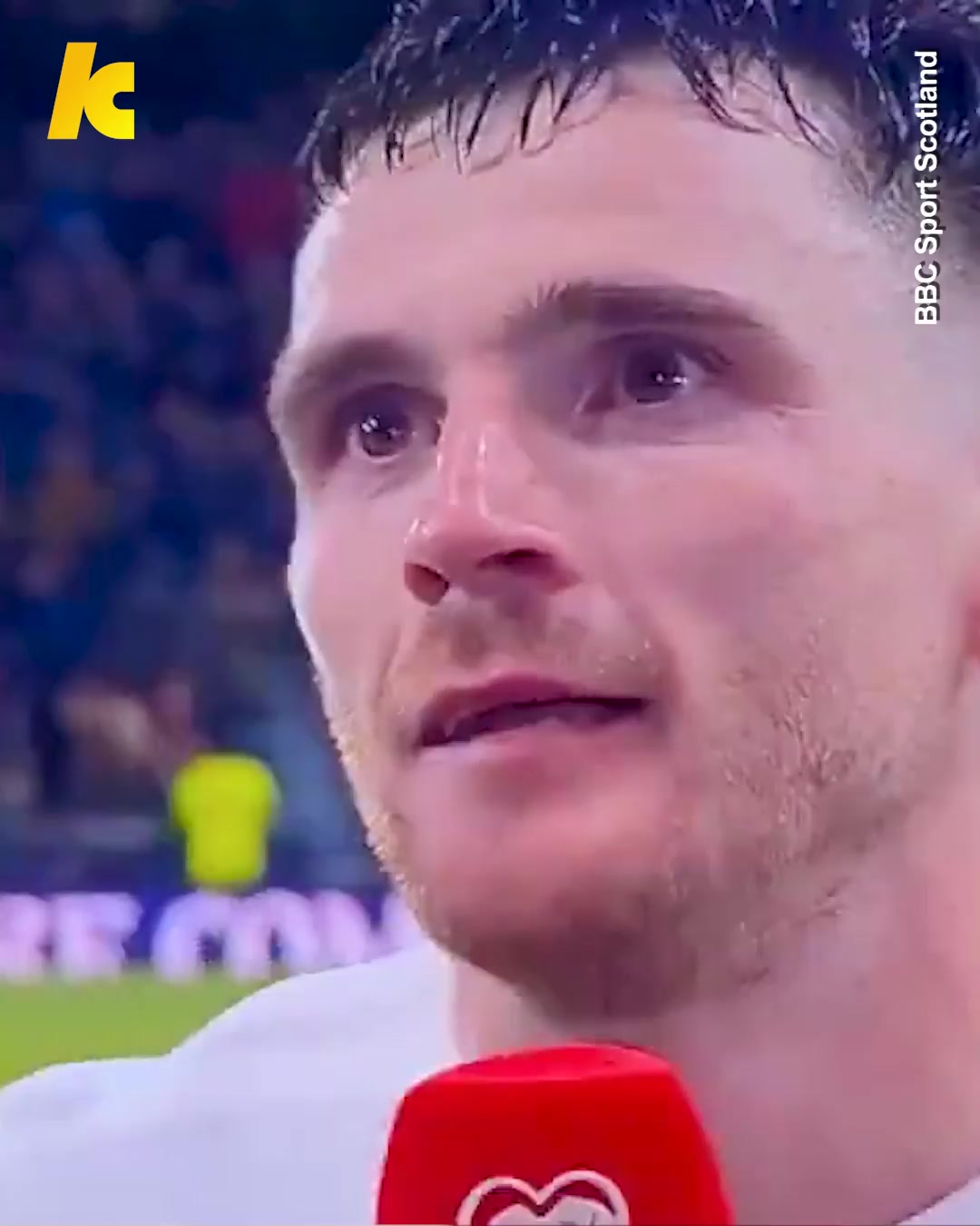 روبيرتسون يتذكر جوتا بعد التأهل للمونديال 🥹 ويفقد اتزانه ويبكي في مقابلة مؤثرة جدًا 😢