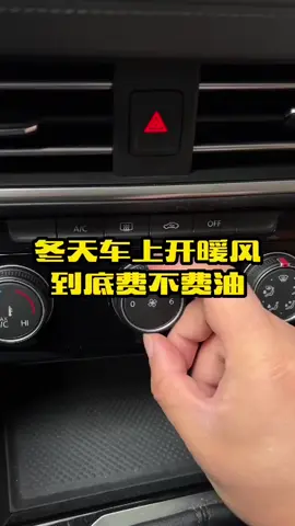 冬天开暖风费油吗？很多新手做错了记住这几点#fypシ゚viral #fyp #tiktok #fypシ 