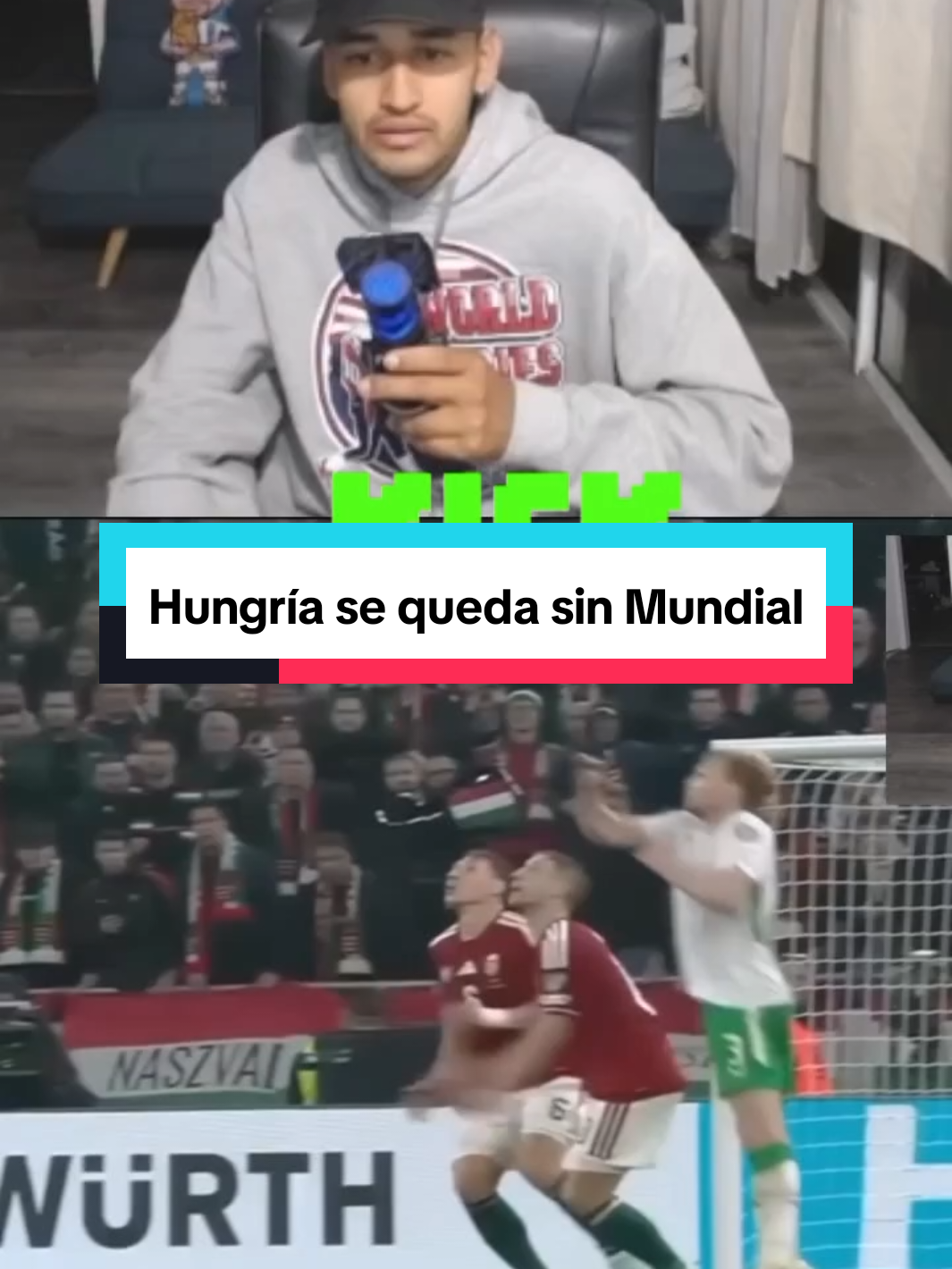 Hungría se queda sin Mundial  #footballtiktok #futbolistas #POCHOFT #creadordigital #reaccion 