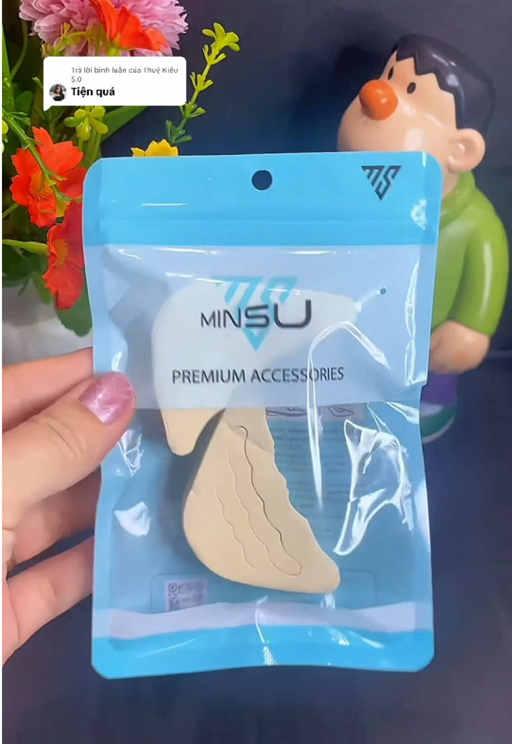 Trả lời @Thuý Kiều 5.0 Miếng Lót Đệm Mũi Giày cao su Eva  Đệm êm thoải mái giúp m đi vừa êm chân k bị đau phần ngón chân và k bị tuột gót giầy nha #lotmuigiay #lotmuigiaycaogot #lotgiay #lotgiayminsu #thuykieu4 