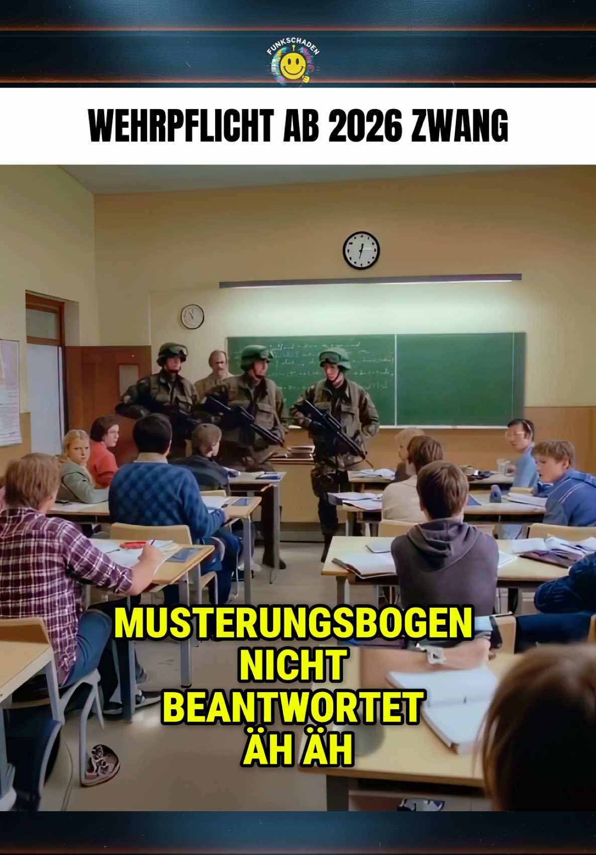 Wehrpflicht 2026: Bundeswehr stürmt Klassenzimmer - Zeitenwende in Deutschland #bundeswehr #wehrpflicht #zeitenwende #deutschland🇩🇪 #satire 