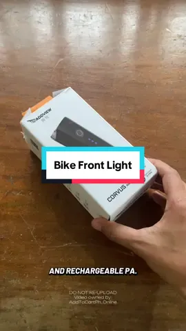 ADDVIEW Corvus Nano High-Brightness 400 Lumen Bicycle Front Light IP65 Waterproof USB-Rechargeable 180M Range Quick-Release Installation ✨ Description ADDVIEW Bicycle Front Light The ADDVIEW High-Brightness 400  Lumen Bicycle Front Light is your perfect companion for night rides. It features an impressive 180M range, ensuring visibility in low light conditions. The light is IP65 waterproof, making it suitable for various weather scenarios. USB-rechargeable, it offers convenience and sustainability. Quick-release installation allows for easy setup. Key Features: • High-Brightness: 400 Lumen output for clear visibility. • Waterproof: IP65 rating protects against water splashes. • USB-Rechargeable: Convenient charging option. • Quick-Release: Easy installation without hassle. Specifications: This light boasts a 180M range, ideal for long-distance cycling. Its design focuses on functionality and ease of use, ensuring you can focus on the road ahead. All features are tailored for practicality and performance in cycling. #bikelight #bikerearlight #rechargeablebikelight #bicyclelight #bicyclefrontlight 