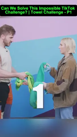 Can We Solve This Impossible TikTok Challenge  Towel Challenge p1 #smoshgames #smoshpit #gamechallenge #funny #smosh 