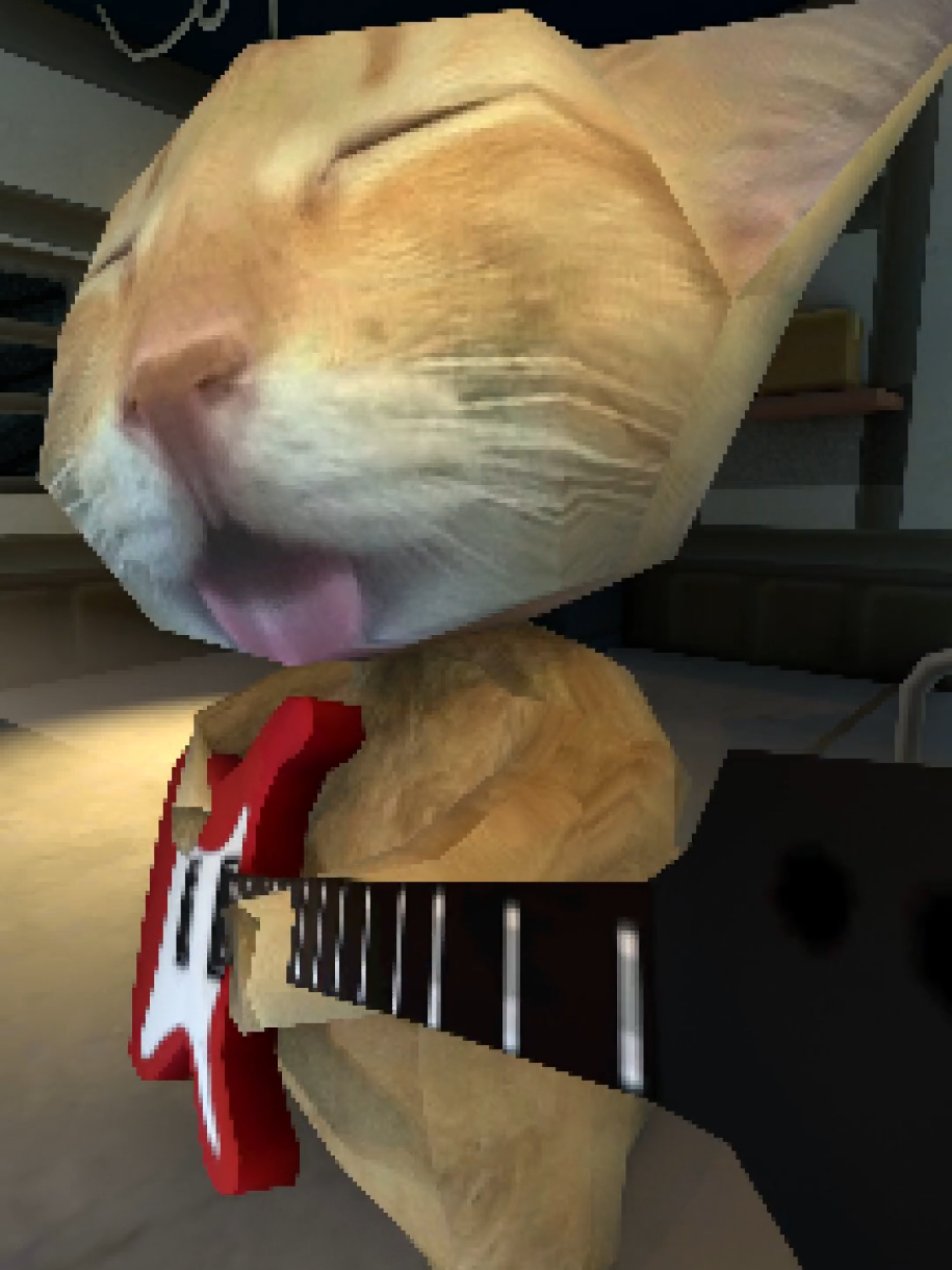 @BIGMIKE! LET'S GOO! #cat #blender3d #3danimation #lowpoly #fyp 