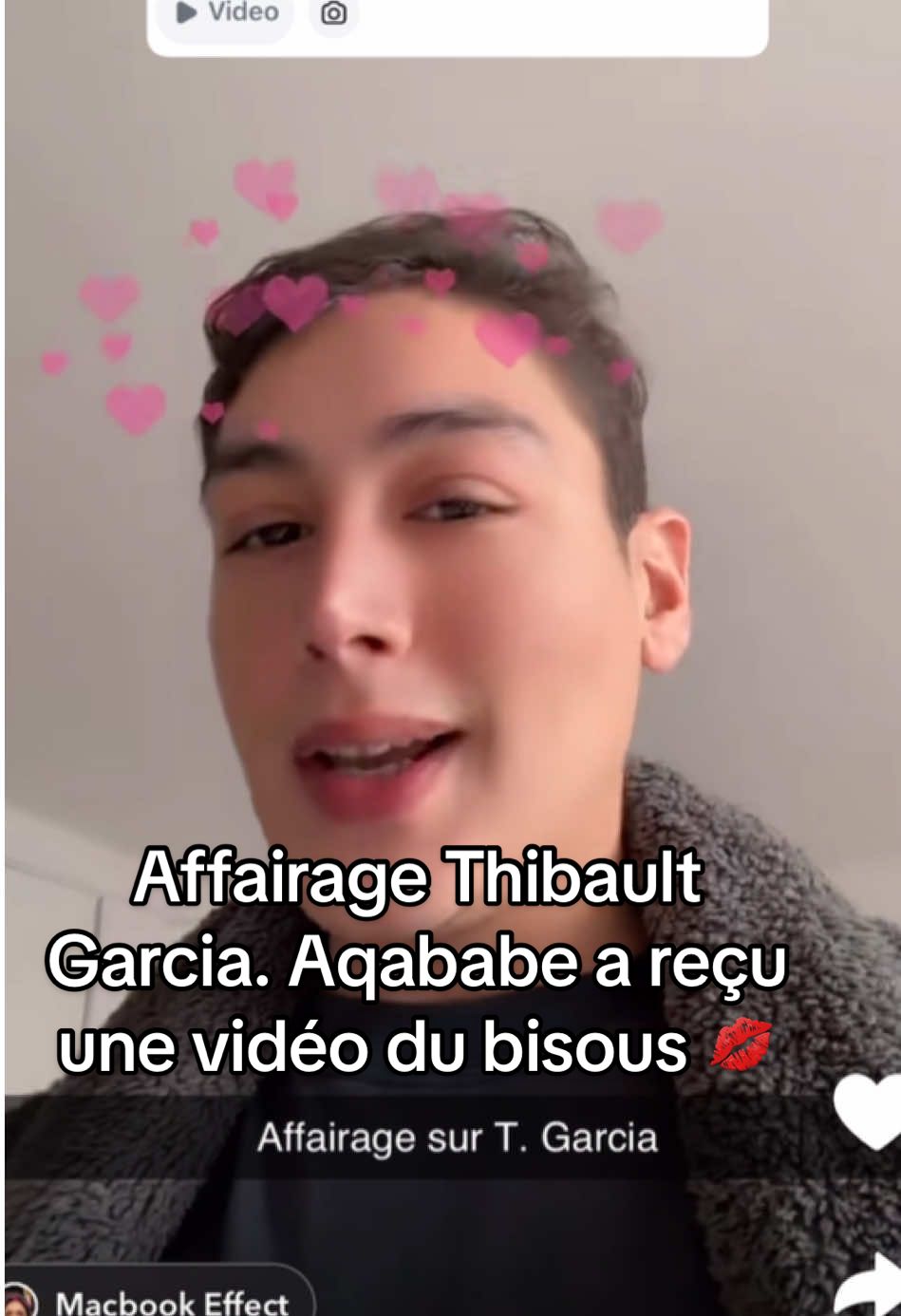 @XOXOAQABABE💋 nous raconte dans sa story avoir reçu une vidéo de Thibault et clémence en train de s’embrasser. #influencer #foryoupage❤️❤️ #viral #capcut #pourtoi 