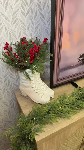 such a beautiful Christmas decor piece from QVC and it’s on sale now! #IlluminatedIceSkates #ChristmasDecor #ChristmasDecorations #TableDecor #tiktokshopblackfriday 