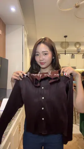 today’s grwm 🧸💕 — sooo excitedd to tryy this yumi topp from @Caerys Studio hihii 😍  #brown #OOTD #outfit 