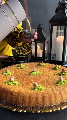 كنافة بالقشطة  #cooking @best cooks 