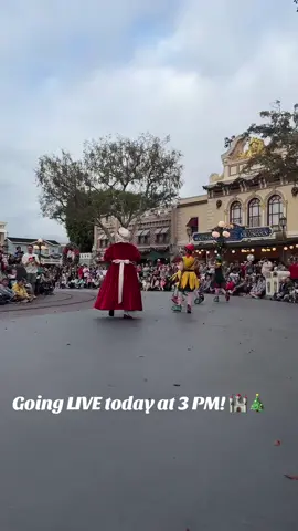 Happy Wednesday! Let’s have some fun today, See you soon! 🏰🎄 #disneyland #fyp #disney #livestream #disneyadult 