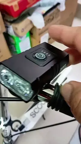 chai_8668  Bike lights ไฟจักรยาน LED T6 วัสดุโลหะผสมอลูมิเนียม ชาร์จ USB 1,000 Lumens 6โหมด กันน้ำได้เล็กกระทัดรัด #Bikelight #ไฟหน้าจักรยาน #ไฟหน้าจักรยานLEDT6 #ไฟฉาย #chai_8668 