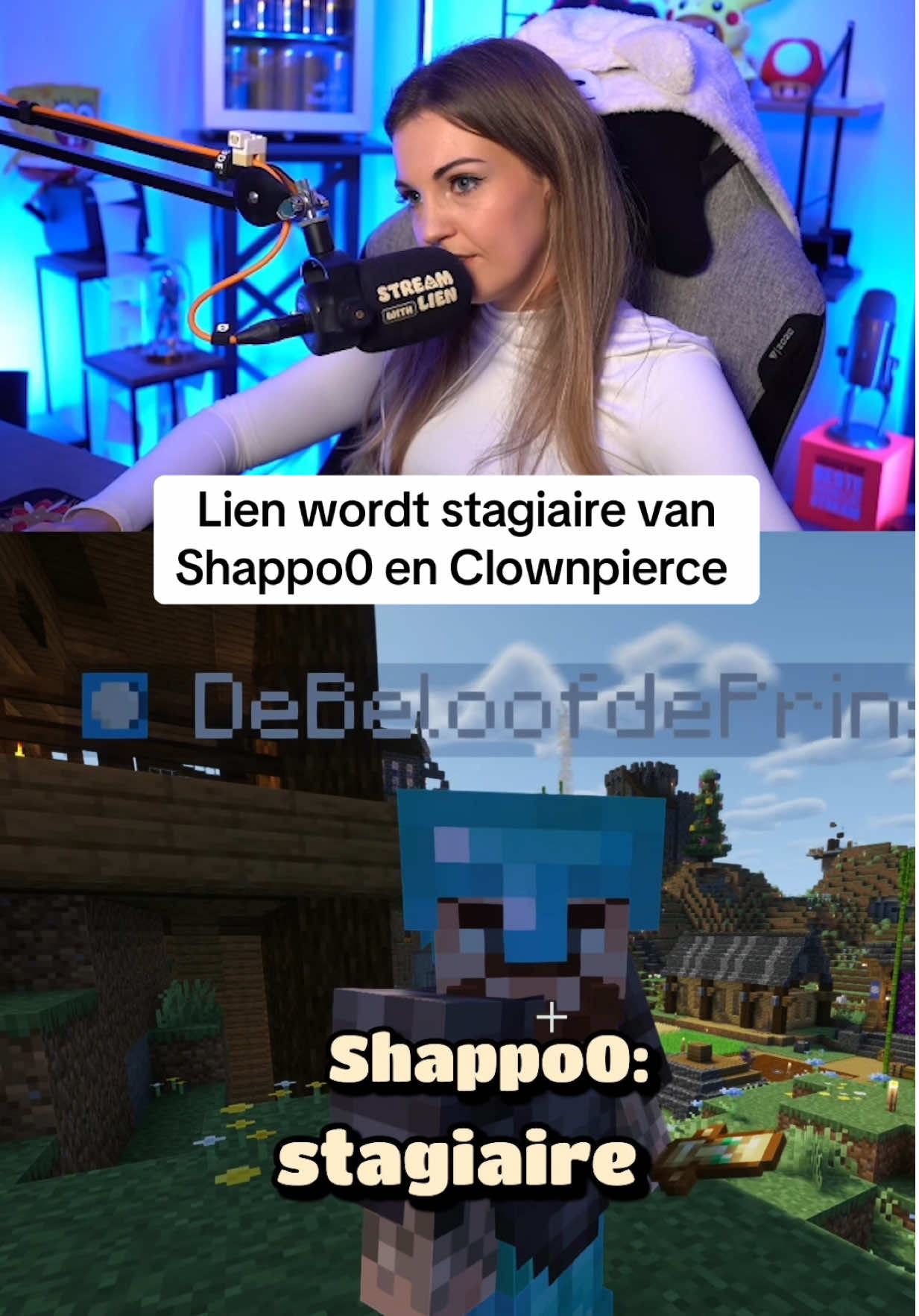 Dit ging best goed @Shappo0 #CreatorSMP #Minecraft #Clownpierce #SMP 