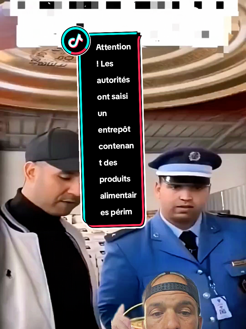Attention ! Les autorités ont saisi un entrepôt contenant des produits alimentaires périmés, afin de protéger la santé de tous    #votresécurité  #Surveillance  #Avertissement 