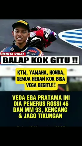Cara balap veda yang tak biasa,membuat para mekanik eropa terheran heran#vedaega #seputarbalap #indonesia #RBRCup #motogp 