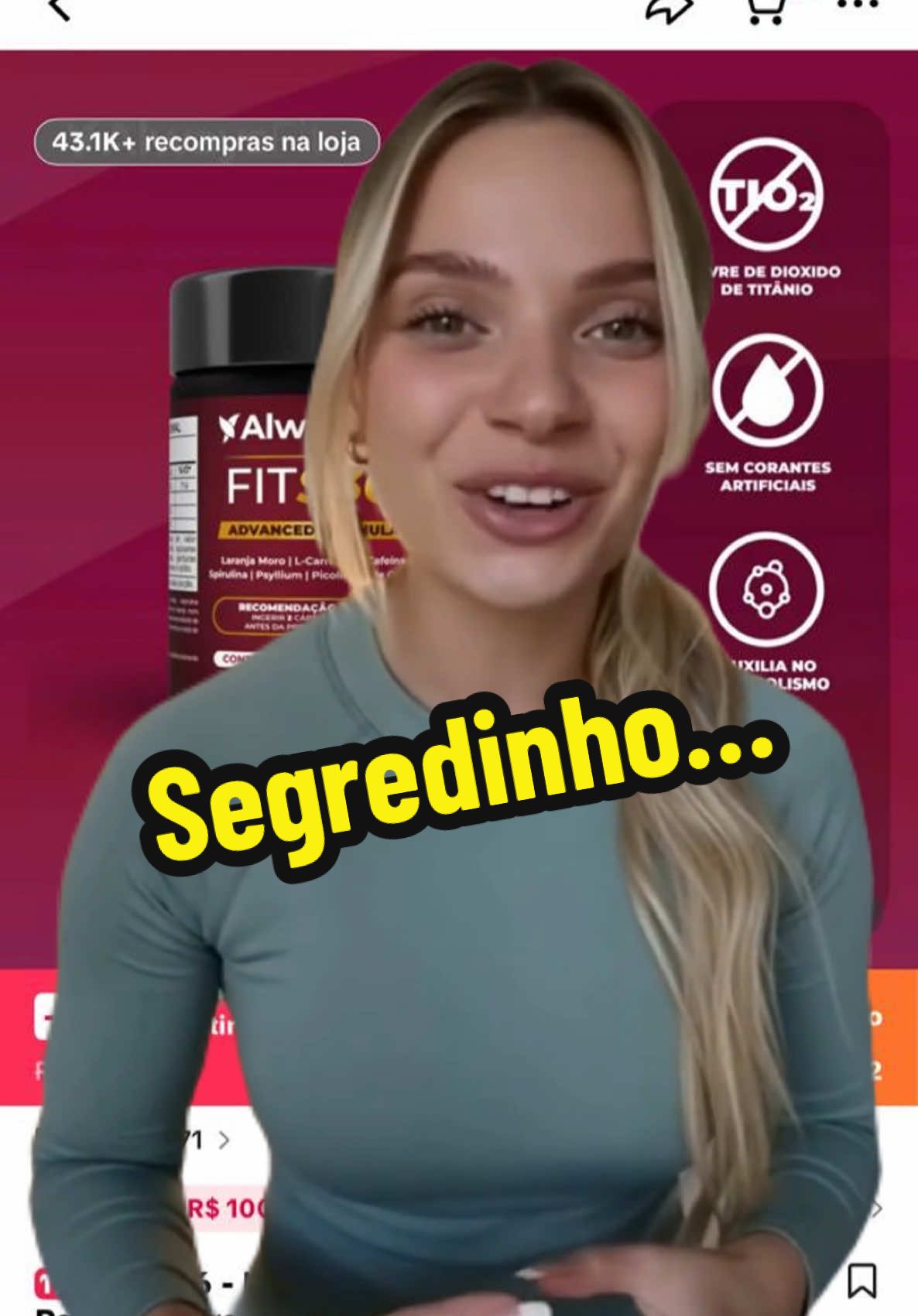 Esse é o meu segredinho pro verão 2025! 😱🤯❤️ #promocao #tiktokshopblackfriday #verao2025 