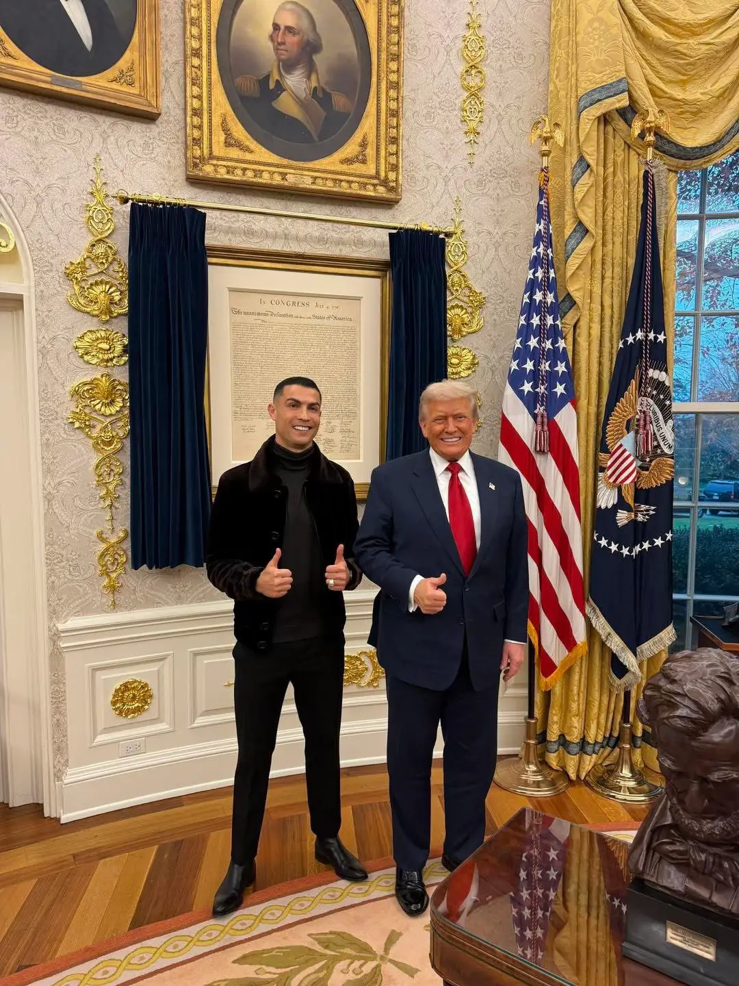 Cr7 cùng Donald Trump  #donaldtrump #cristianoronaldo #cr7 #cr7gaptongthongtrump #viral 