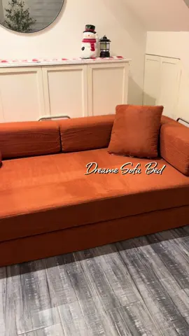 Small space? No problem! The Dreame Sofa Bed gives you seating + a bed in one compact furniture 👌🏼💯 Dreame convertible sofa 🫶🫰#dreamesofabed #sofabed #homeessentials #dreame #multiwayssofa