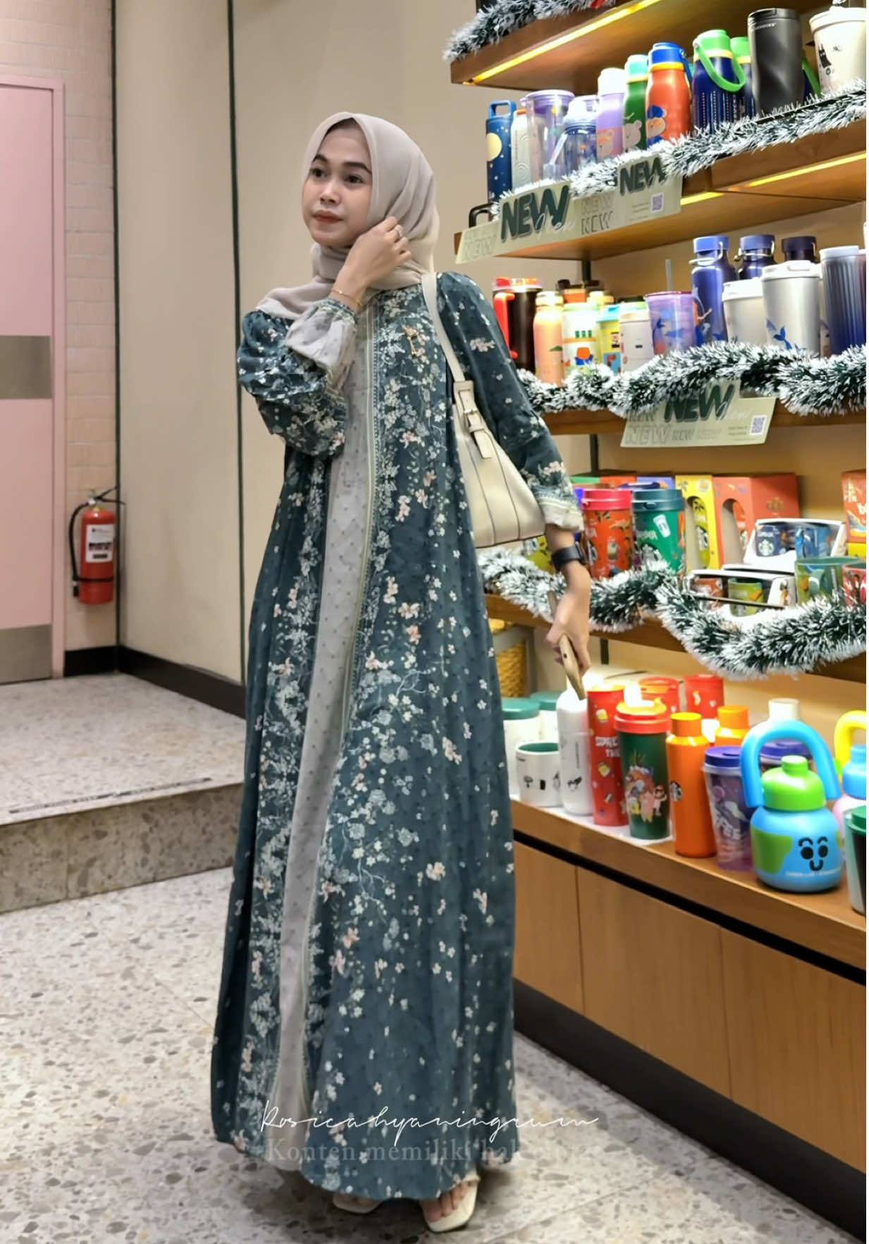 Anisa dress gamis bahan rayon motif 🛒🔥#fypviralシ #outfitdeas #viraltiktok 