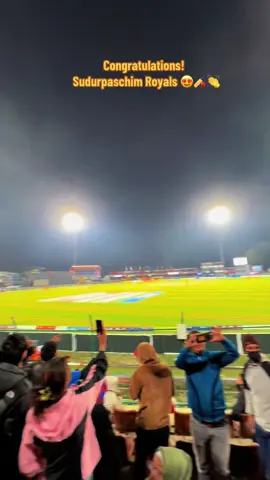 Congrats @Sudurpaschim Royals ❤️👏🎉 #npl #supa #sudurpaschim #cricket #travel_with_nitesh 