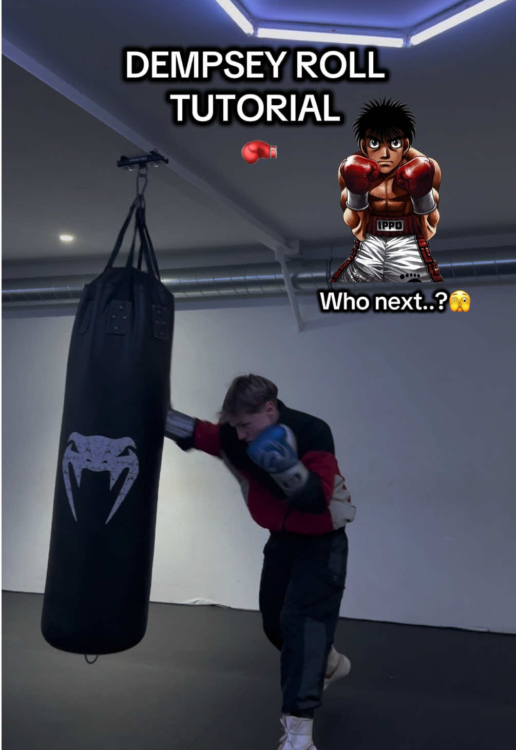 Dempsey Roll Tutorial…🥊🔥 #Tutorial #boxing #dempseyroll #hajimenoippo #ippo 