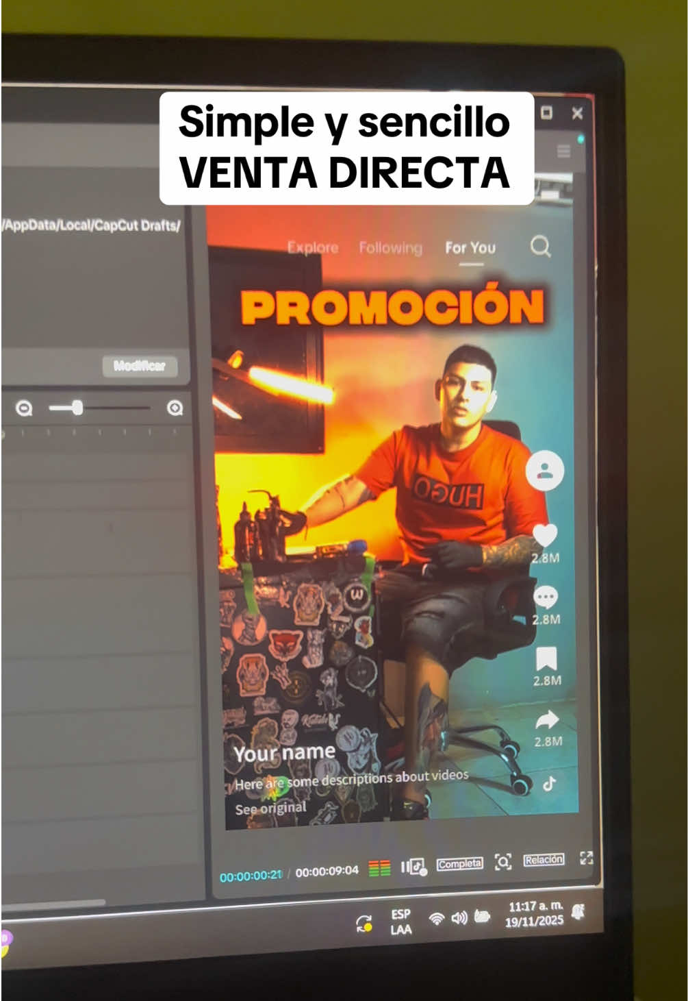 Una creación más para el Brother @David hernandez #filmakers #ediciondevideo #capcut 