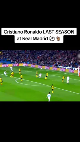 Cristiano Ronaldo LAST SEASON at Real Madrid ⚽🐐 #ronaldo #football #football #ronaldo #fyp 