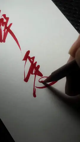 來感受一下中國書法的魅力 #书法 #传统文化 #中国文化 #chinesecharacters #chinesecalligraphy #文字魅力 #中国书法 