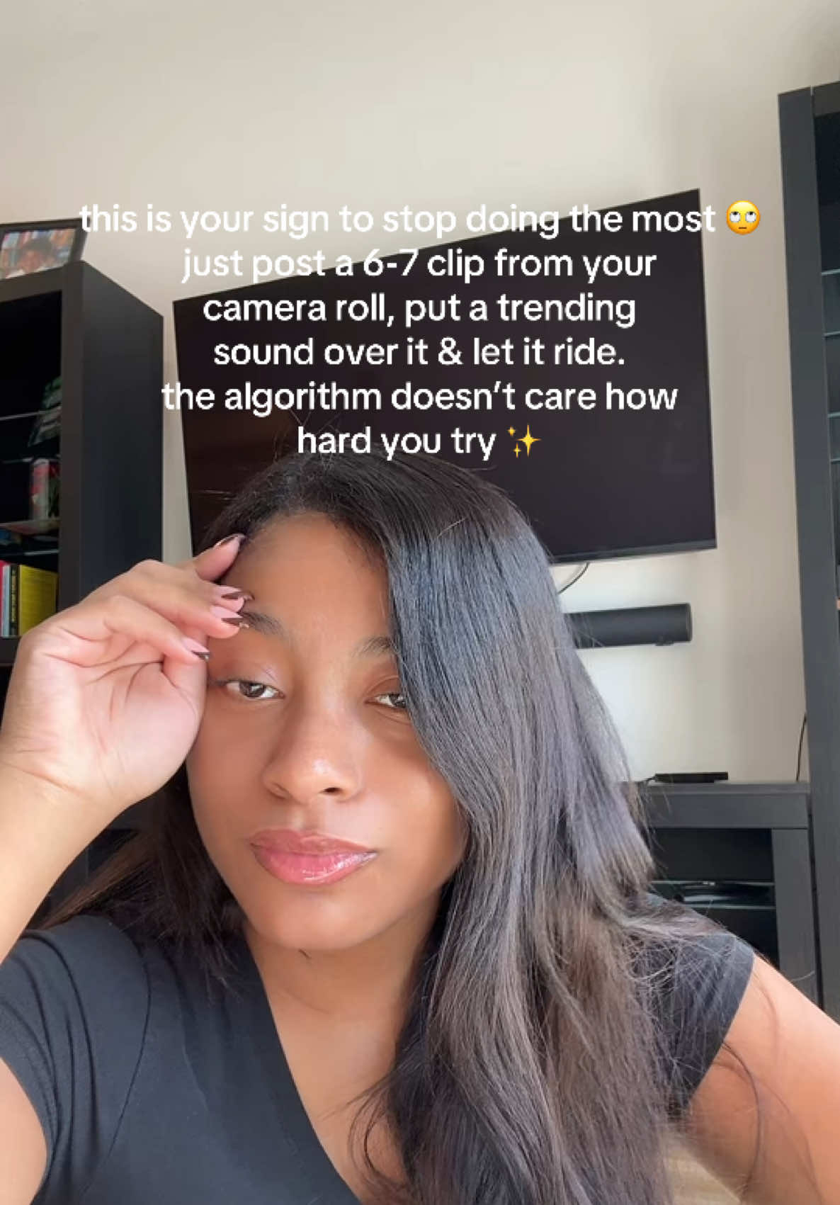 it gets easier once you stop caring and just start doing