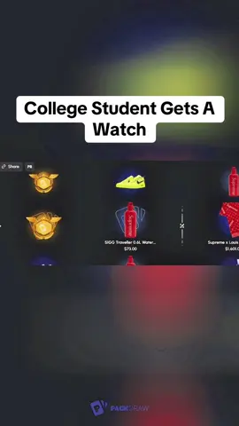 College Student Gets A Watch