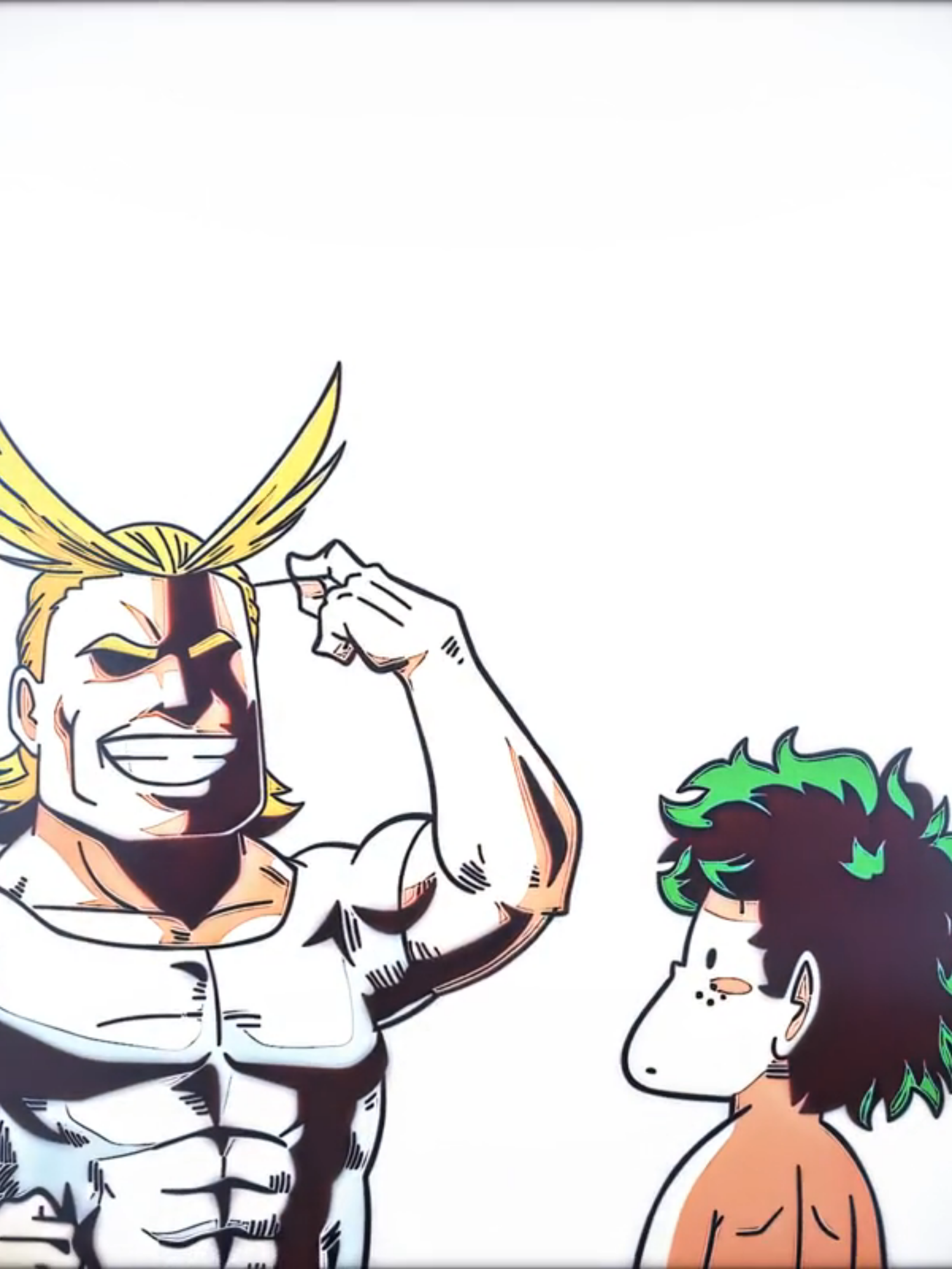 Deku's power comes from a hair 💀🔥 #bnha #myheroacademia #deku #allmight #anime #animeedit ★ upload method ★ TG: @editing_news